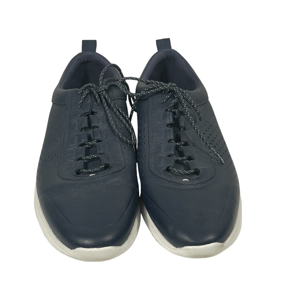 Cole Haan Grand.OS Men’s Sz 11.5 Navy  Leather Lace Up Casual Shoe Sneaker